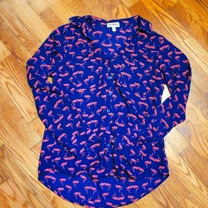 Express Portifino shirt with flamingos